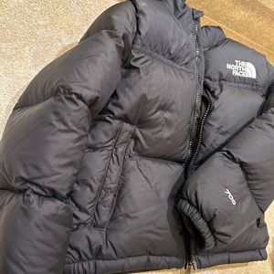 all black 5T Northface winter coat excellent condition